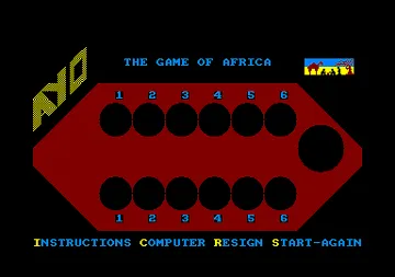 Ayo (UK) (1987) [Computing With The Amstrad] screen shot title